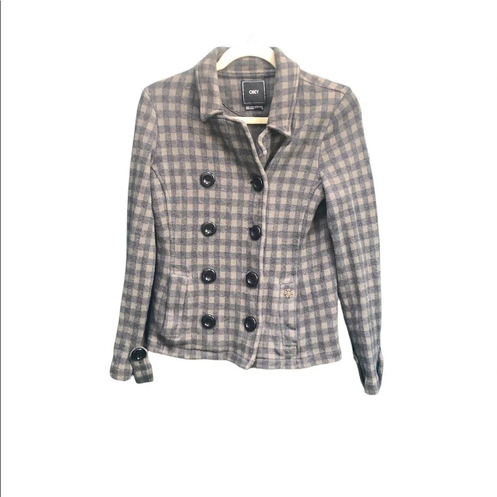 OBEY WOMENS PEA COAT